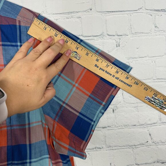 Carhartt Shirt Men Size XL Plaid Rudge Flex Short Sleeve Relaxed Fit Lightweight - Picture 9 of 10